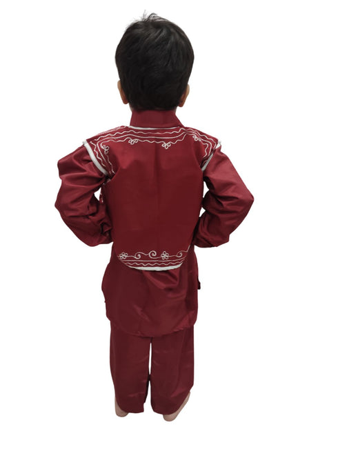 Book My Costume Kashmiri Pathani suit Indian State Fancy Dress Costume for Boys